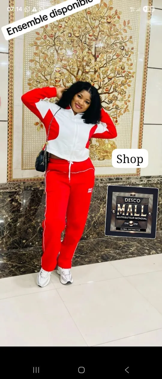 Gallery Photo 2 - Marketplace | Trendy Two-Piece Tracksuit Set – Now Available! 🔥, Bonduma, Buea, Cameroon | Clothing, Shoes, & Others  > Women's clothing