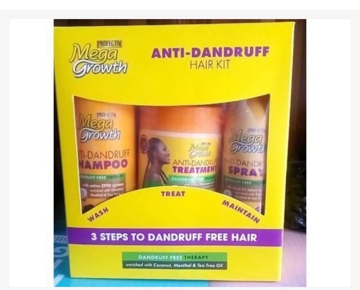 Gallery Photo 1 - Marketplace | Mega Growth Anti-Dandruff Kit, Ago palace way, Lagos, Nigeria | Health & Beauty  > Tools & Accessories