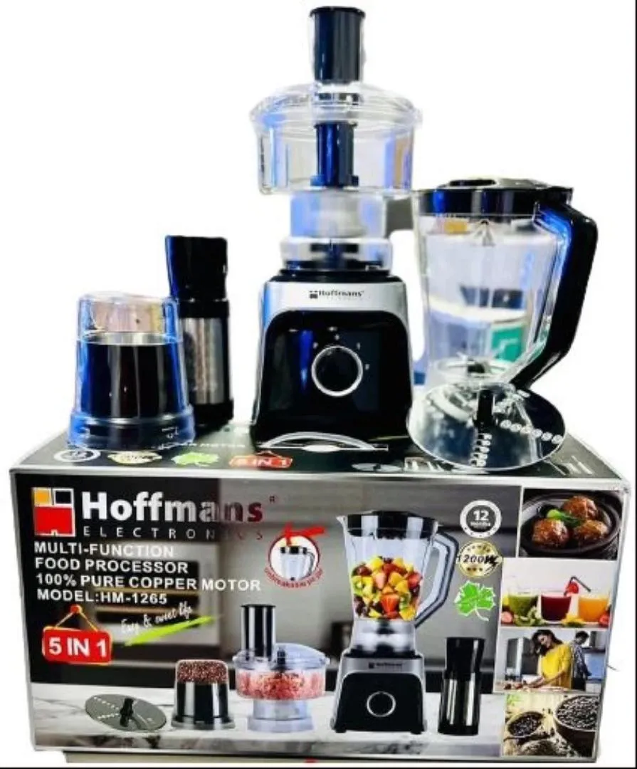 Gallery Photo 2 - Marketplace | Hoffman’s Electronics 5-In-1 Multifunction Food Processor For Sale 🔥, Sandpit, Buea, Cameroon | Home, Food & Garden  > Furniture