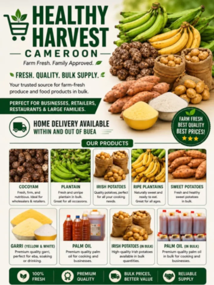 Main Photo - Marketplace | Raw Food Stocks, Biyemassi, Yaoundé, Cameroon | Home, Food & Garden  > Food & Nutrition